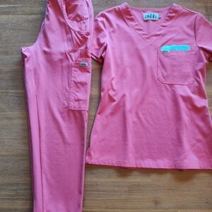 Pink Ashh Scrub Set